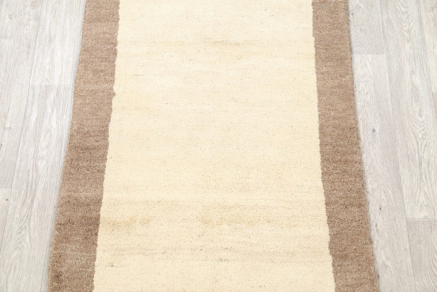 Bordered Solid 3x5 Gabbeh Shiraz Persian Area Rug