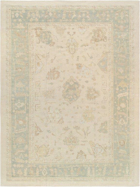 Oushak Collection Lamb's Wool Area Rug- 12' 0" X 16' 5"