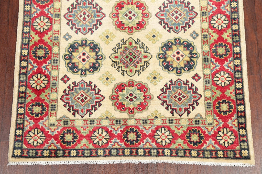 Geometric Super Kazak Pakistan Oriental Wool Rug 3x5