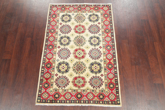 Geometric Super Kazak Pakistan Oriental Wool Rug 3x5