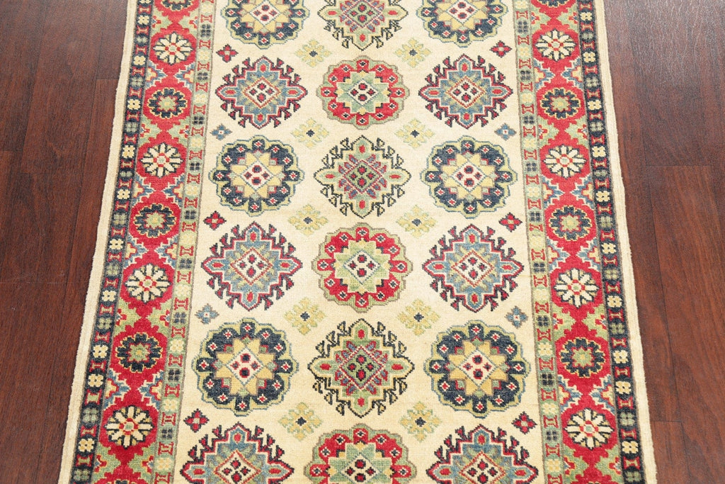 Geometric Super Kazak Pakistan Oriental Wool Rug 3x5