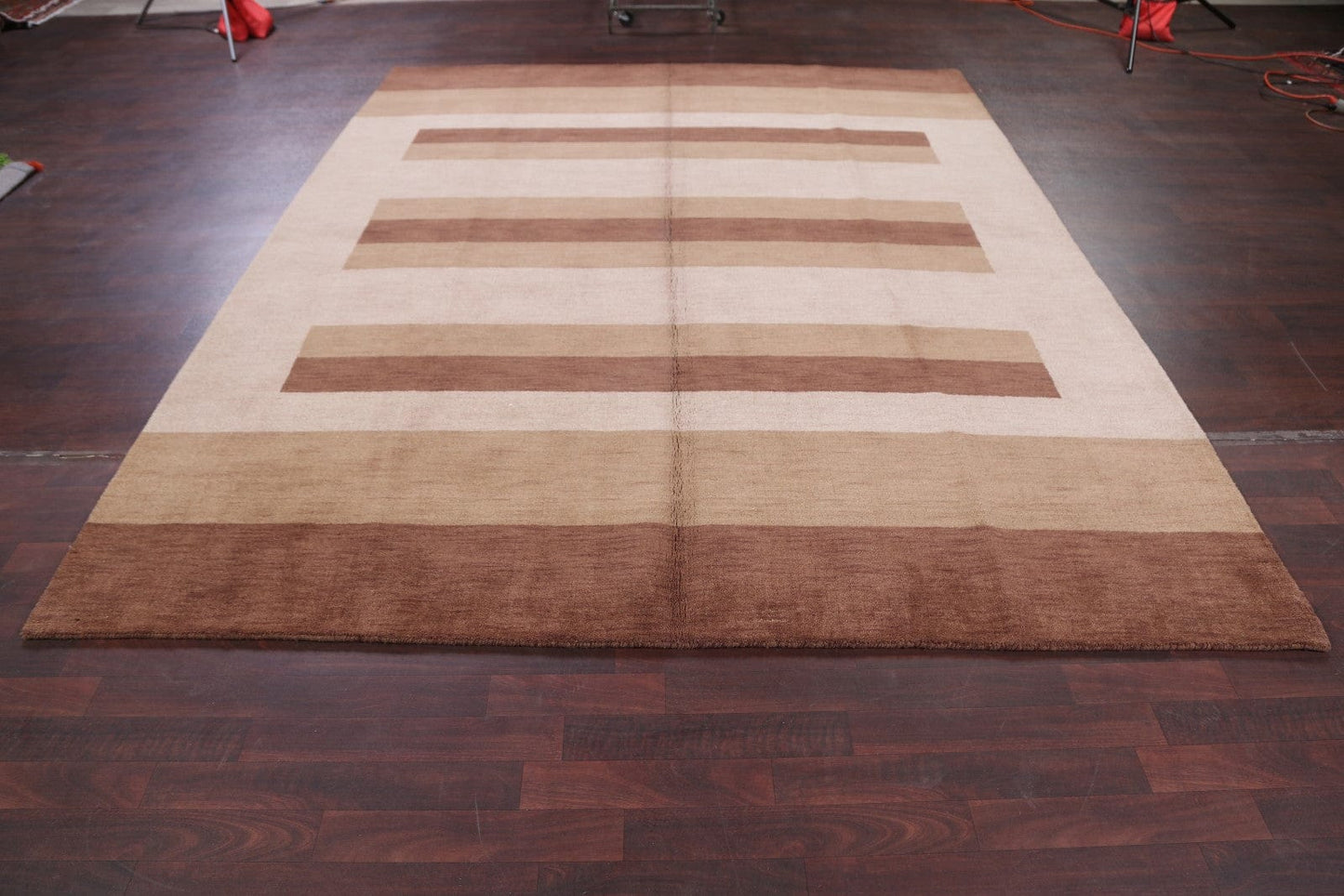 Striped Modern Gabbeh Oriental Area Rug 8x10