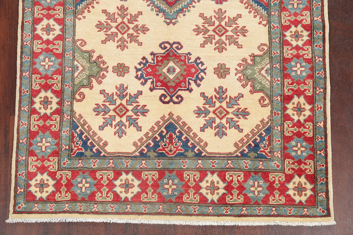 Super Kazak-Chechen Oriental Wool Rug 4x6