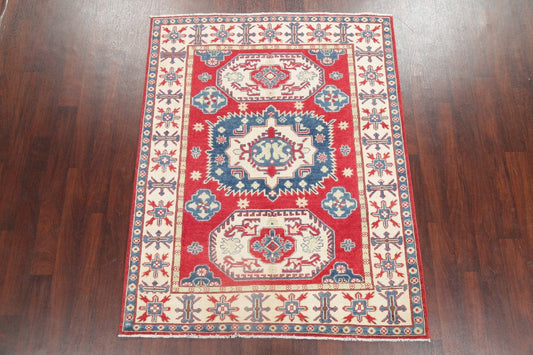 Super Kazak-Chechen Oriental Wool Rug 5x6