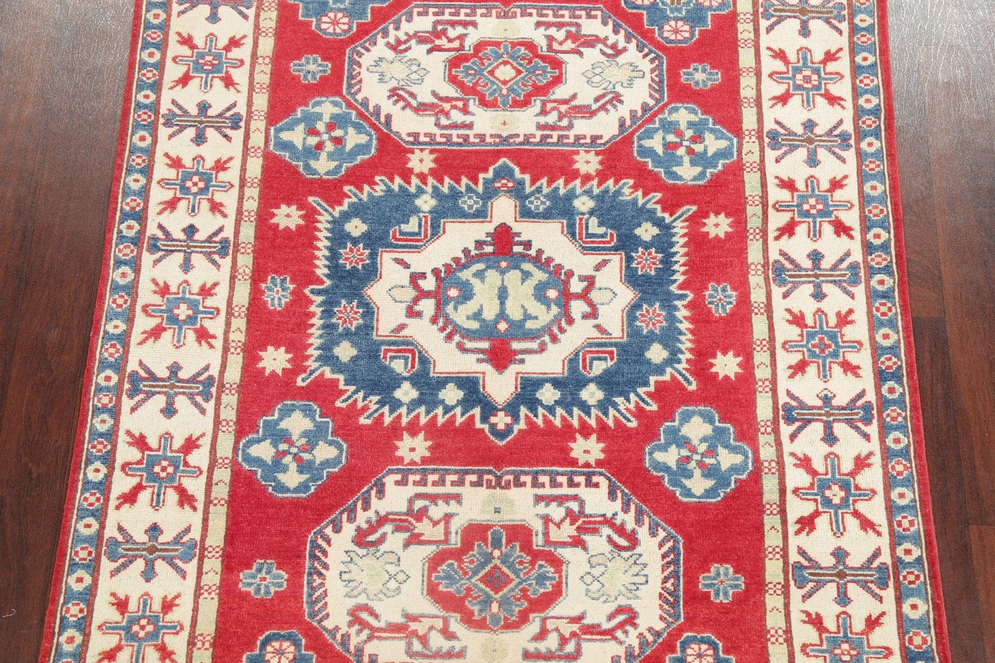 Super Kazak-Chechen Oriental Wool Rug 5x6