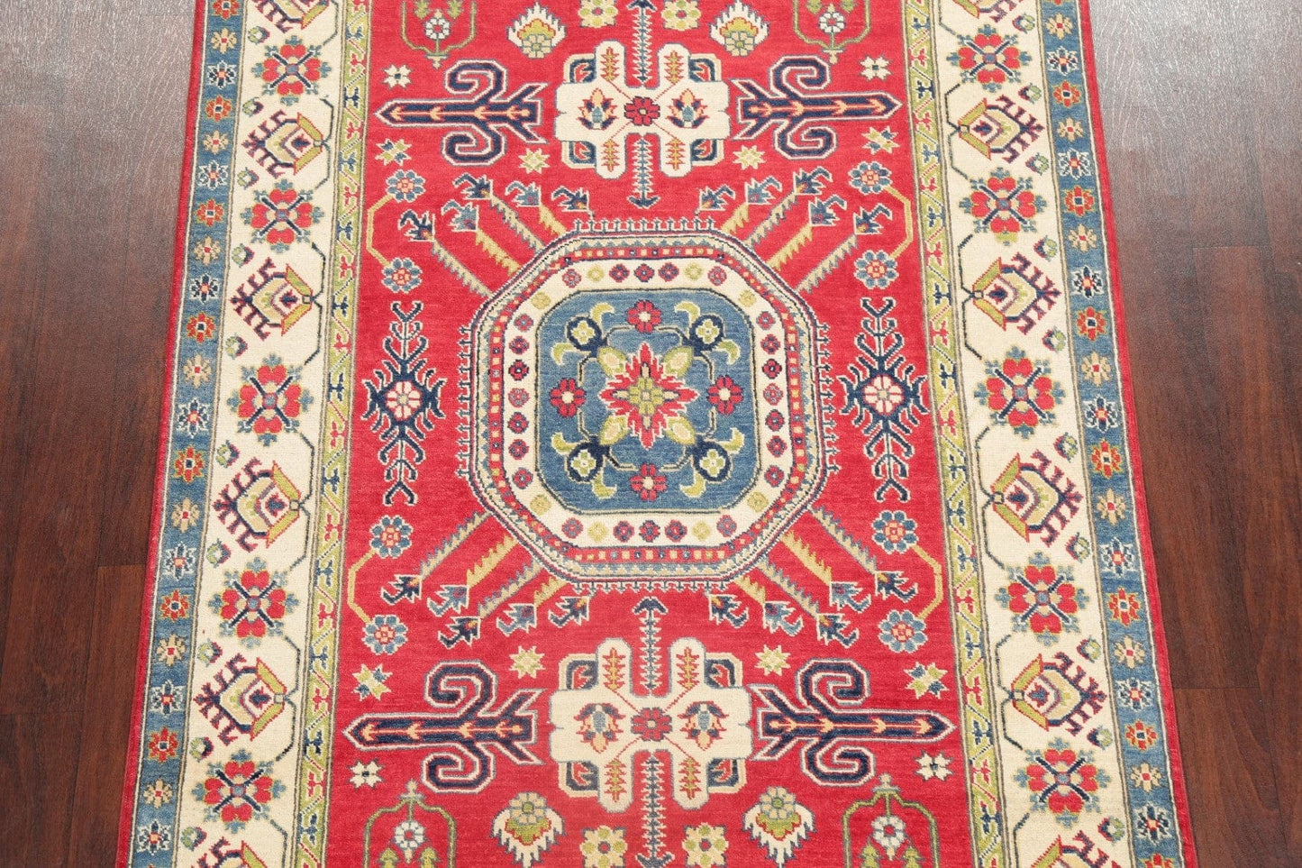 Kazak-Chechen Oriental Wool Rug 5x7