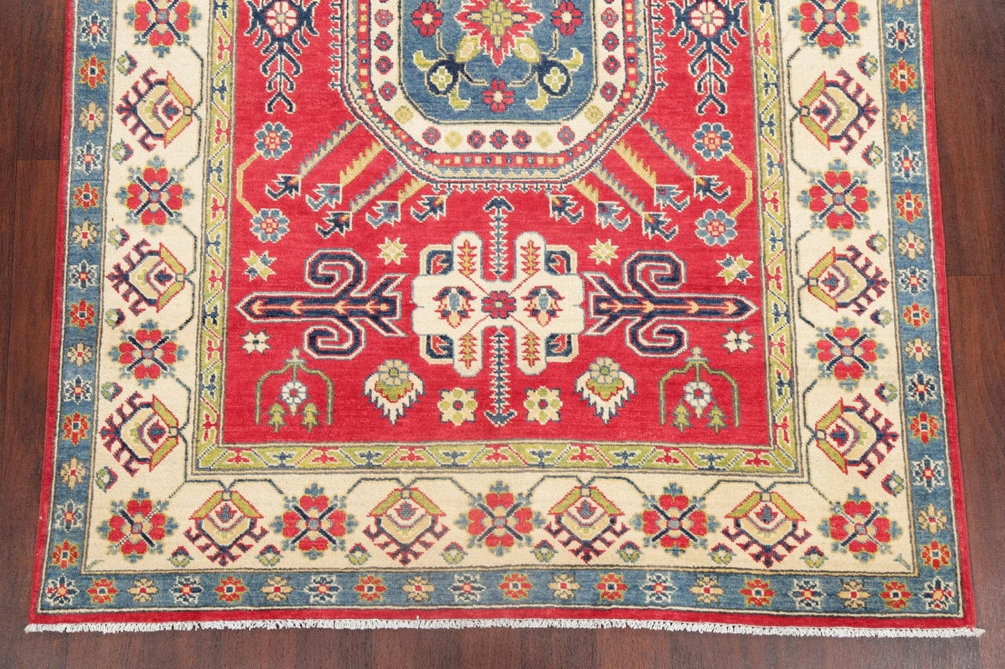 Kazak-Chechen Oriental Wool Rug 5x7