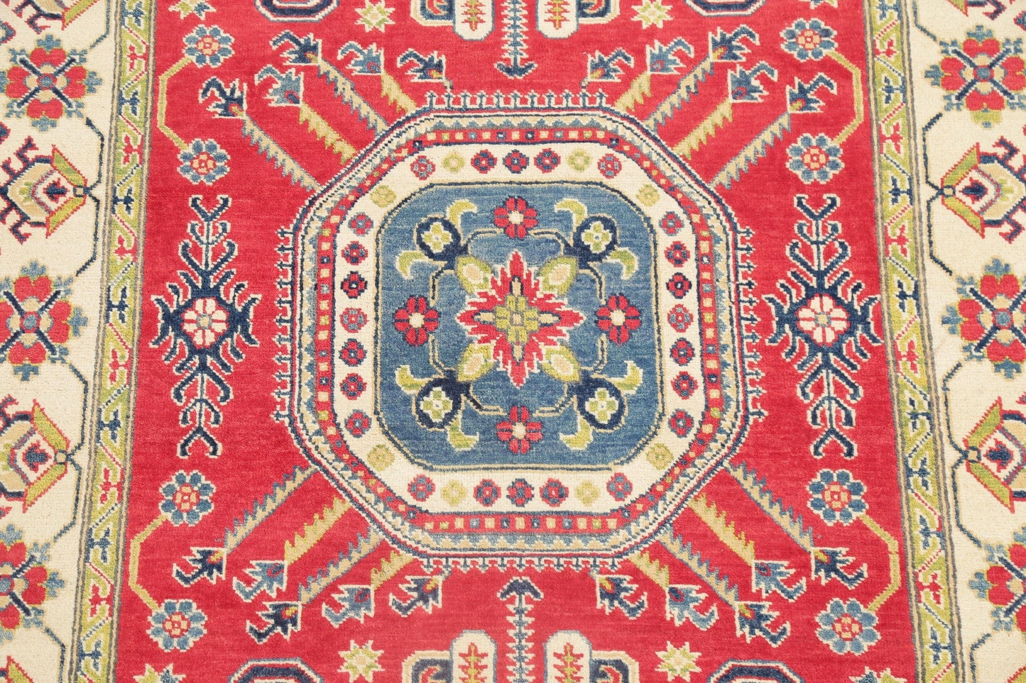 Kazak-Chechen Oriental Wool Rug 5x7