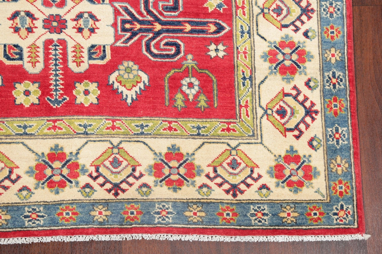 Kazak-Chechen Oriental Wool Rug 5x7