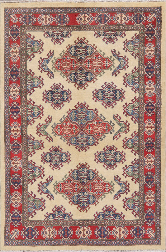 Super Kazak-Chechen Oriental Wool Rug 4x6