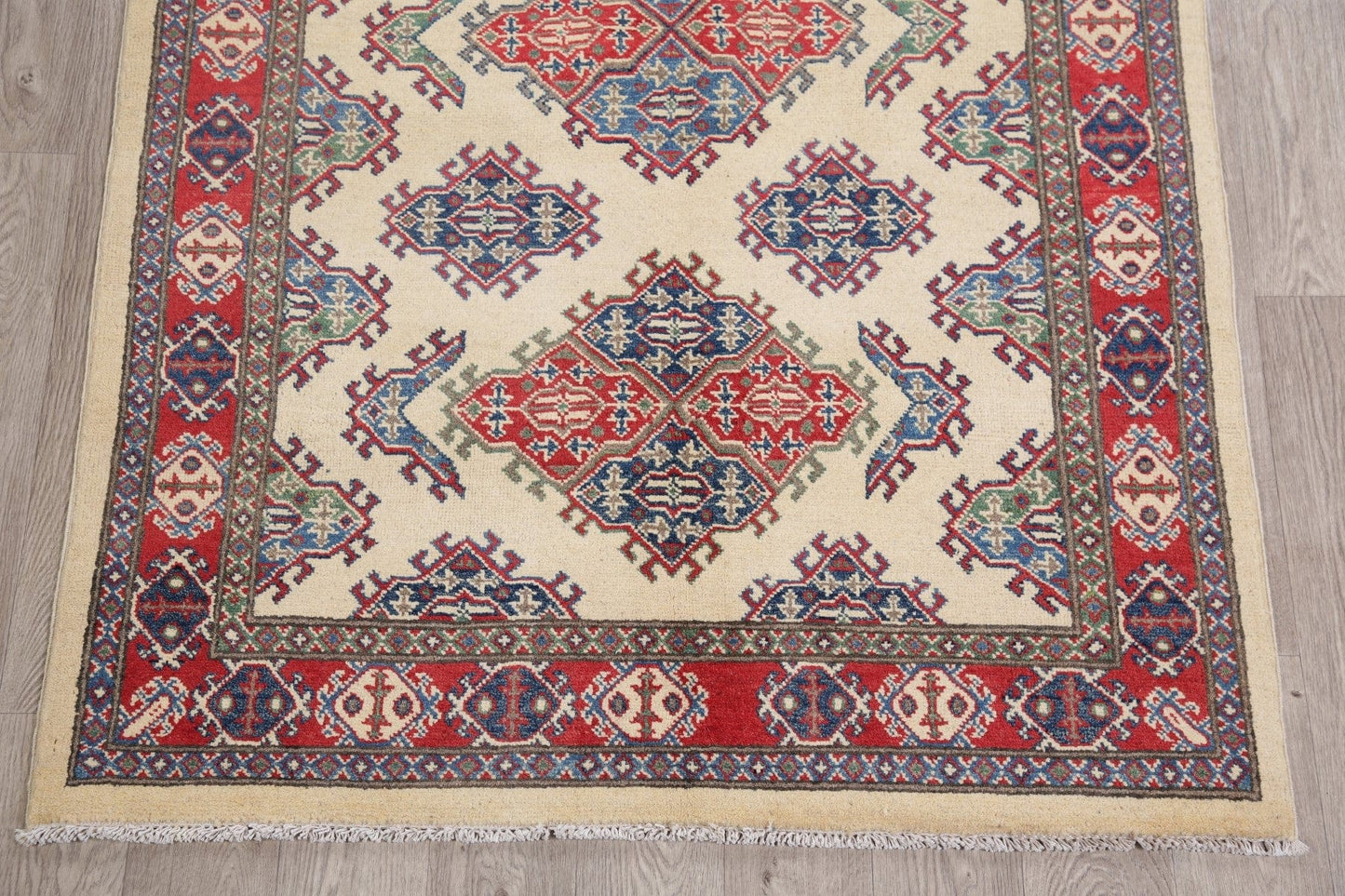 Super Kazak-Chechen Oriental Wool Rug 4x6