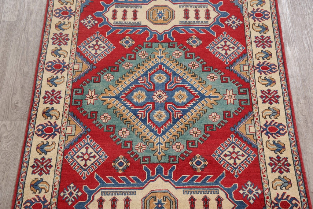 Super Kazak-Chechen Oriental Wool Rug 4x6