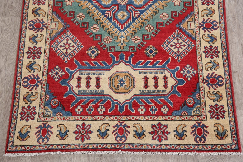 Super Kazak-Chechen Oriental Wool Rug 4x6