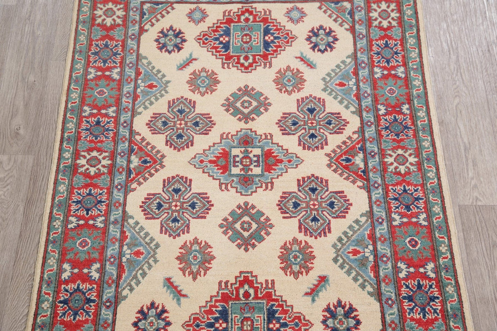 Super Kazak-Chechen Oriental Wool Rug 4x6