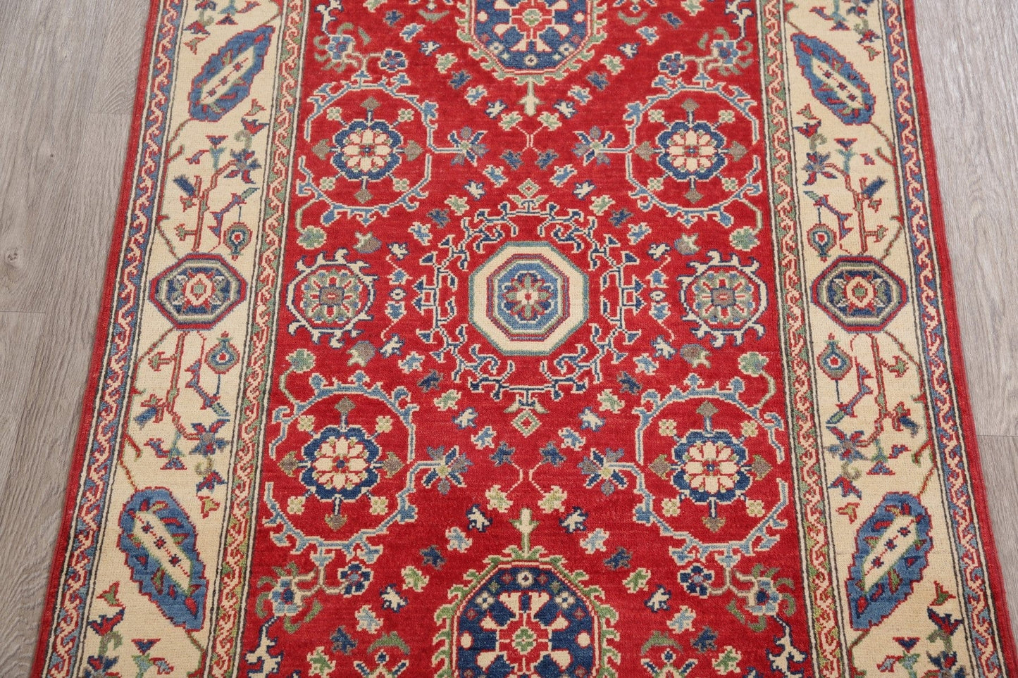 Super Kazak-Chechen Oriental Wool Rug 4x6