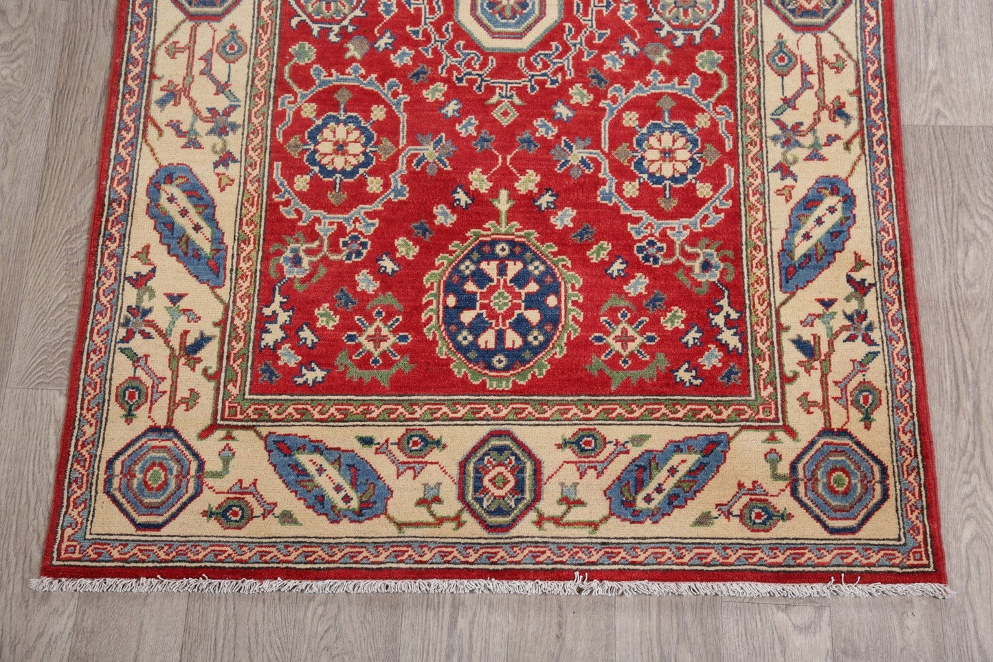 Super Kazak-Chechen Oriental Wool Rug 4x6