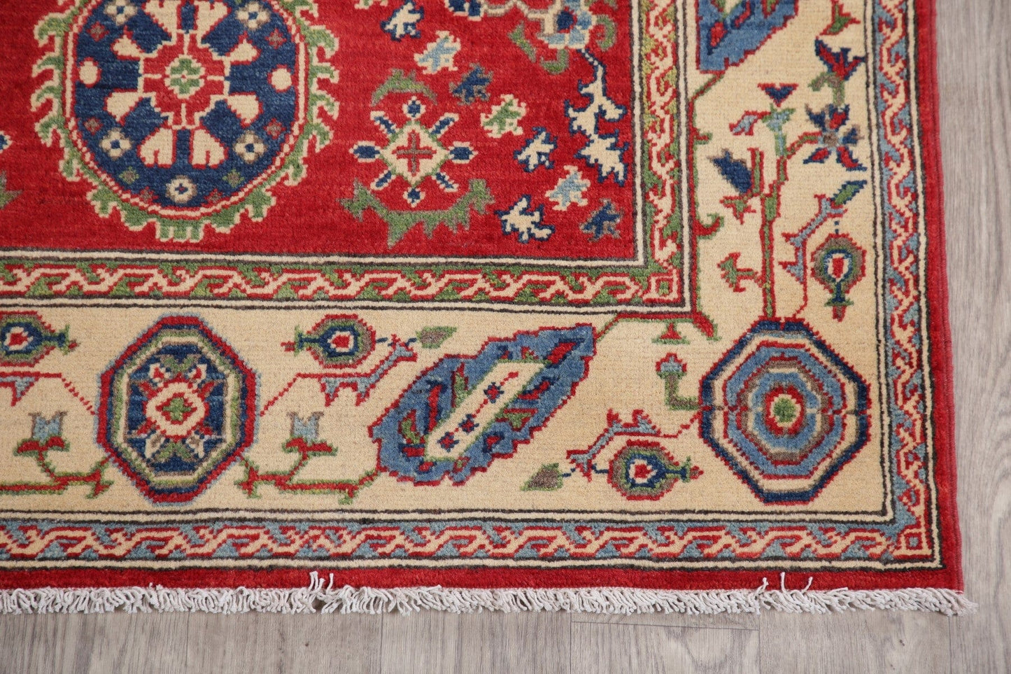 Super Kazak-Chechen Oriental Wool Rug 4x6