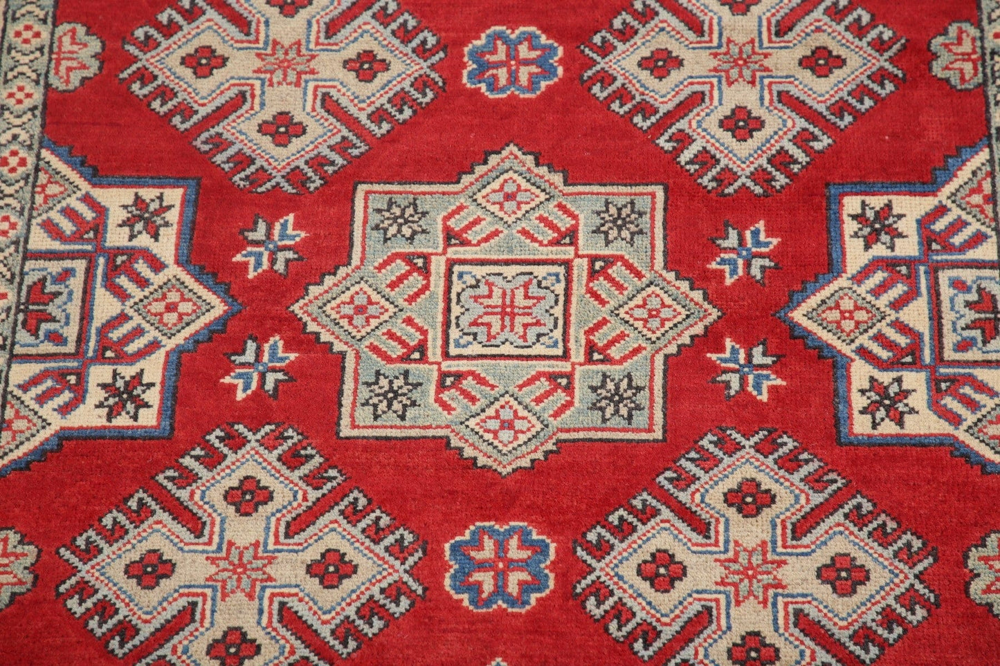 Super Kazak-Chechen Oriental Wool Rug 4x6