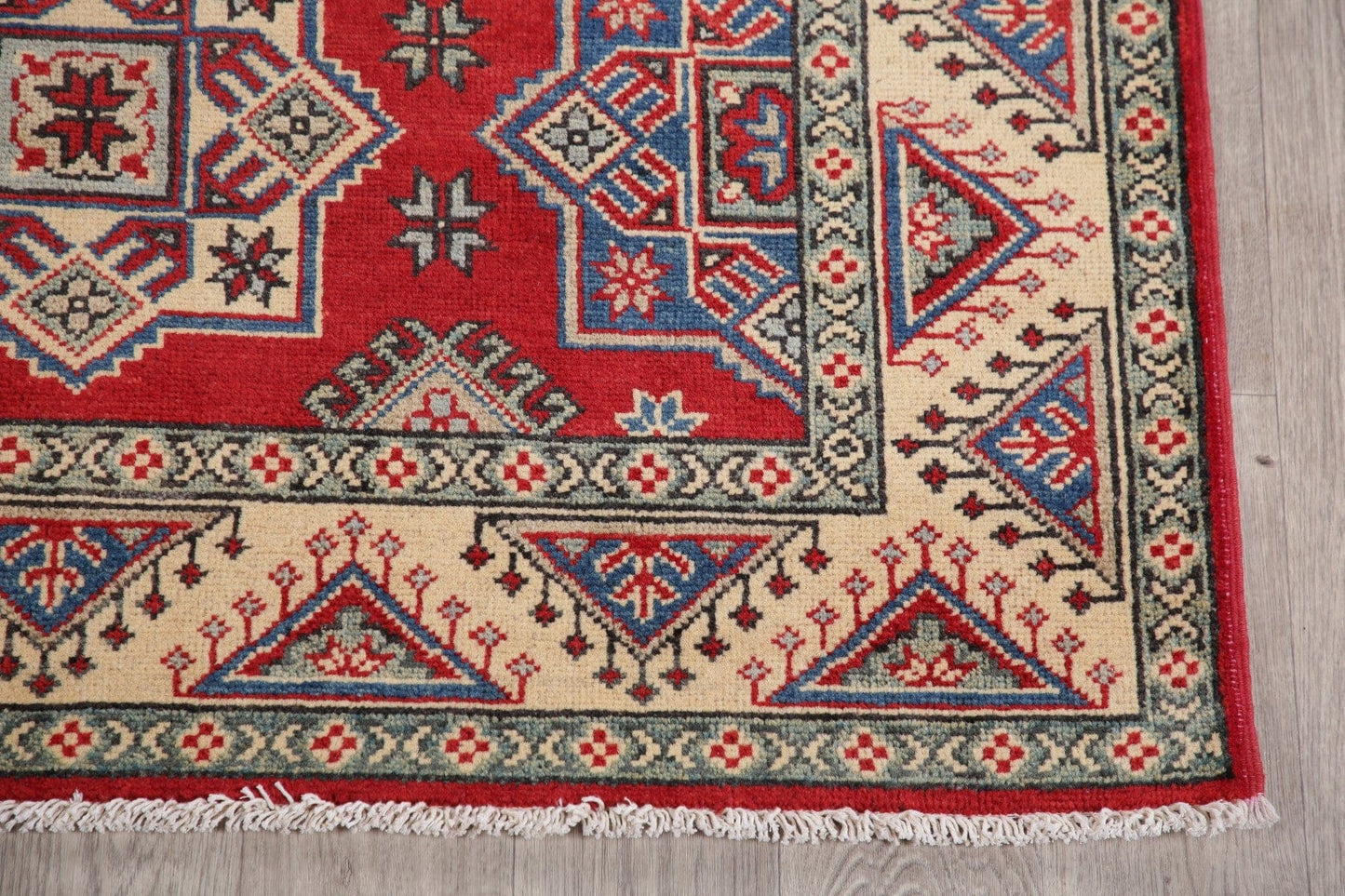 Super Kazak-Chechen Oriental Wool Rug 4x6