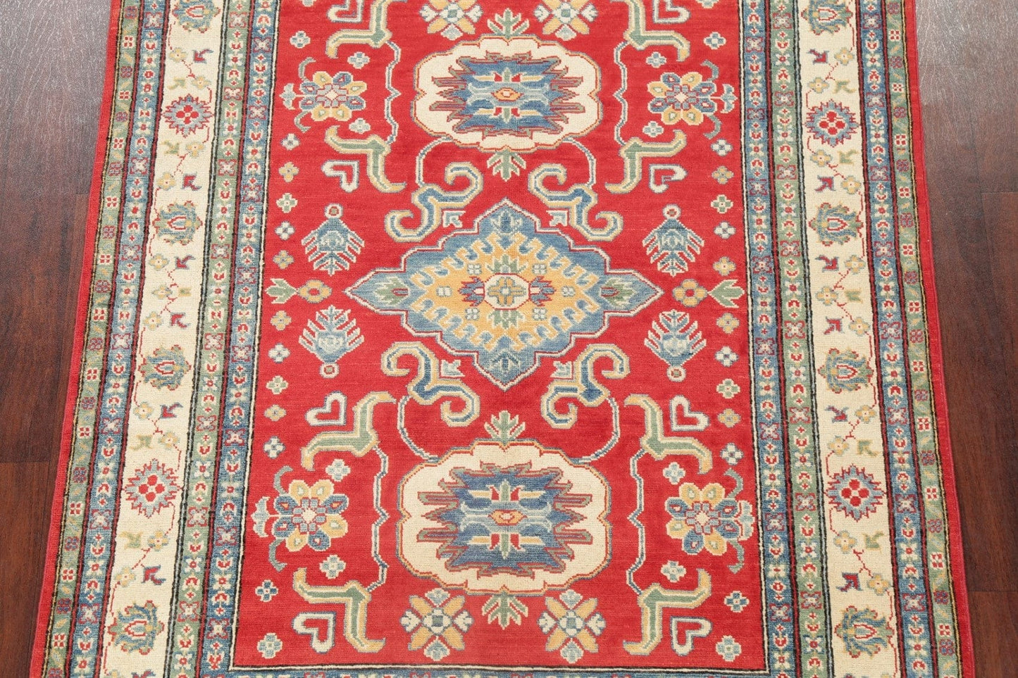 Super Kazak-Chechen Oriental Wool Rug 5x7