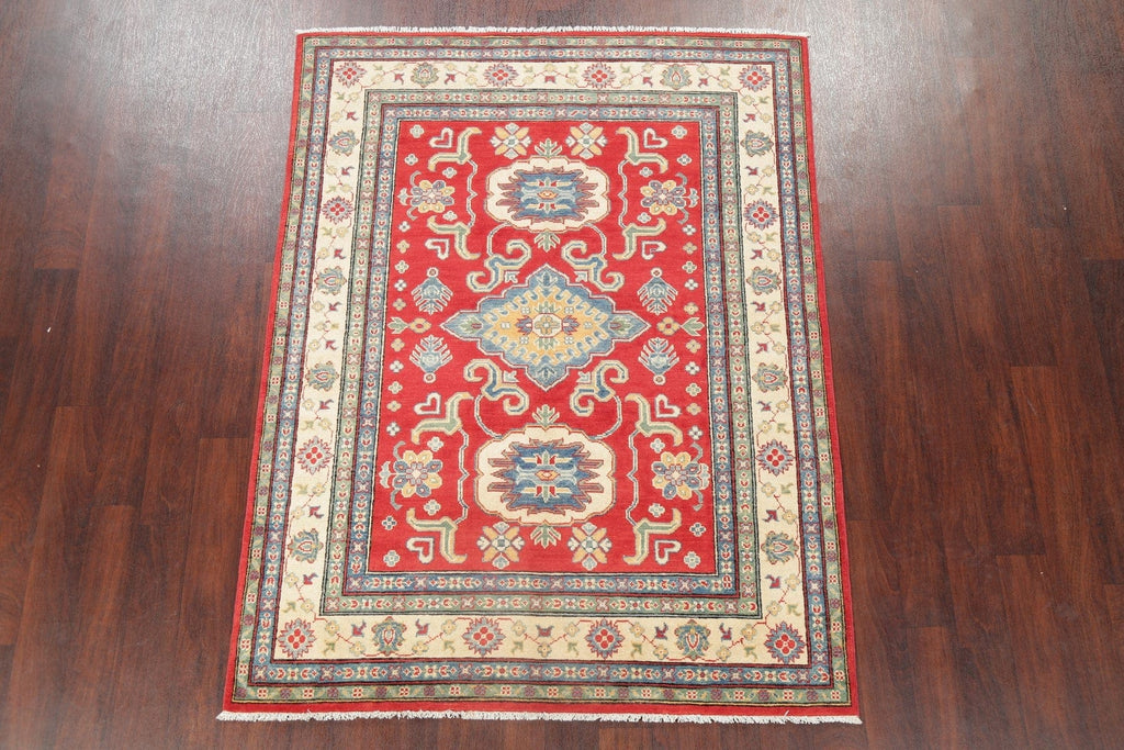 Super Kazak-Chechen Oriental Wool Rug 5x7