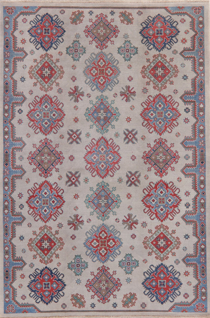 Super Kazak-Chechen Oriental Wool Rug 6x9