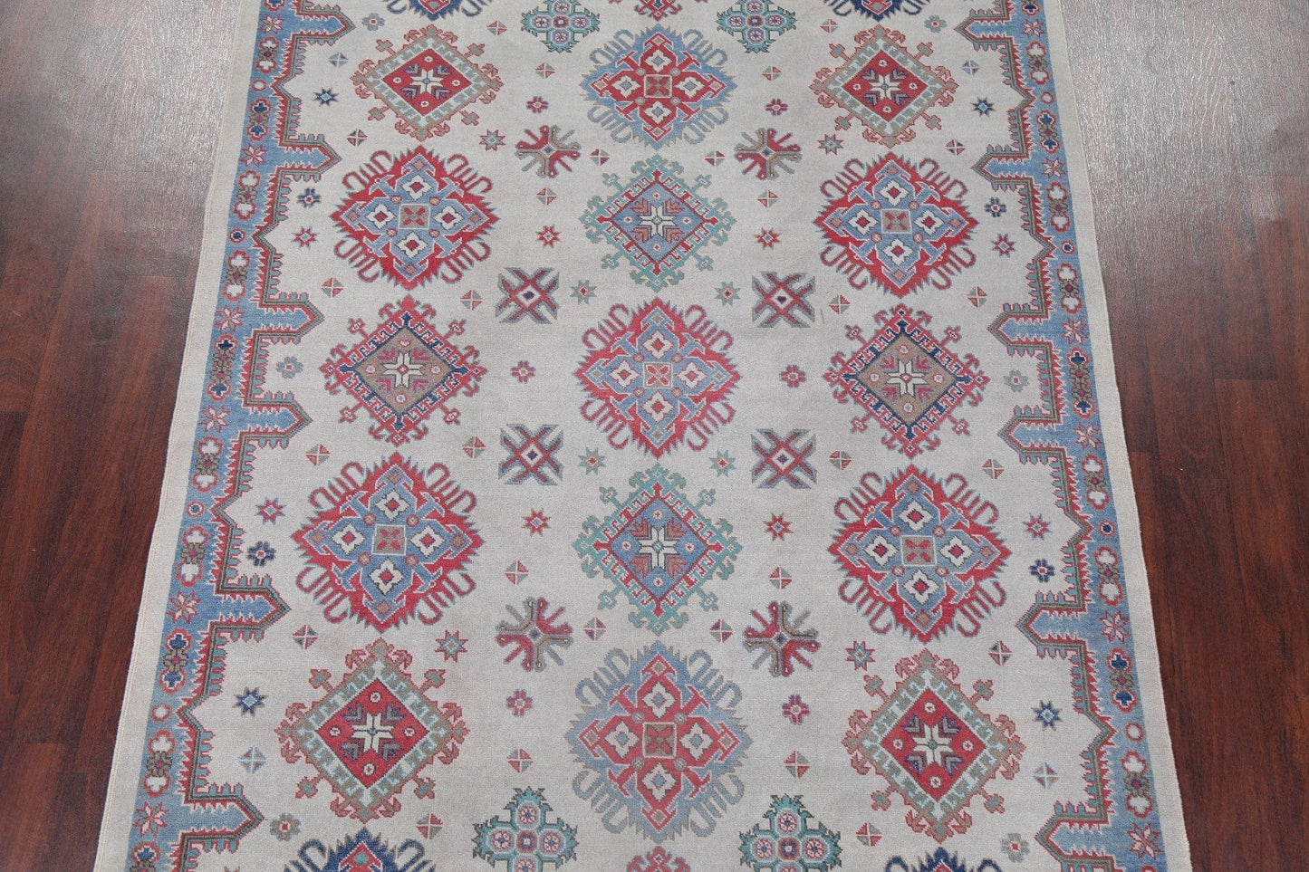 Super Kazak-Chechen Oriental Wool Rug 6x9