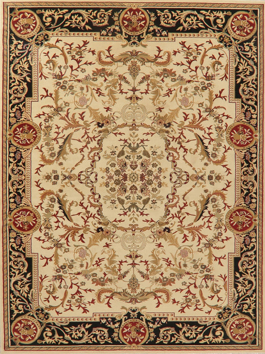 Floral Aubusson Oriental Area Rug 8x11