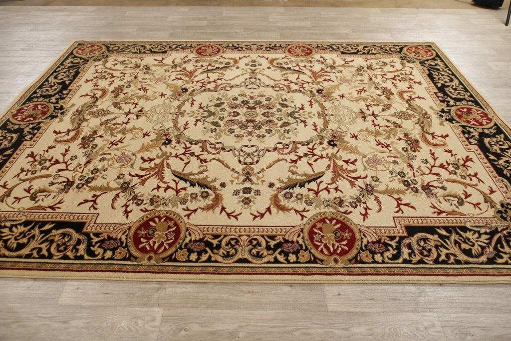 Floral Aubusson Oriental Area Rug 8x11