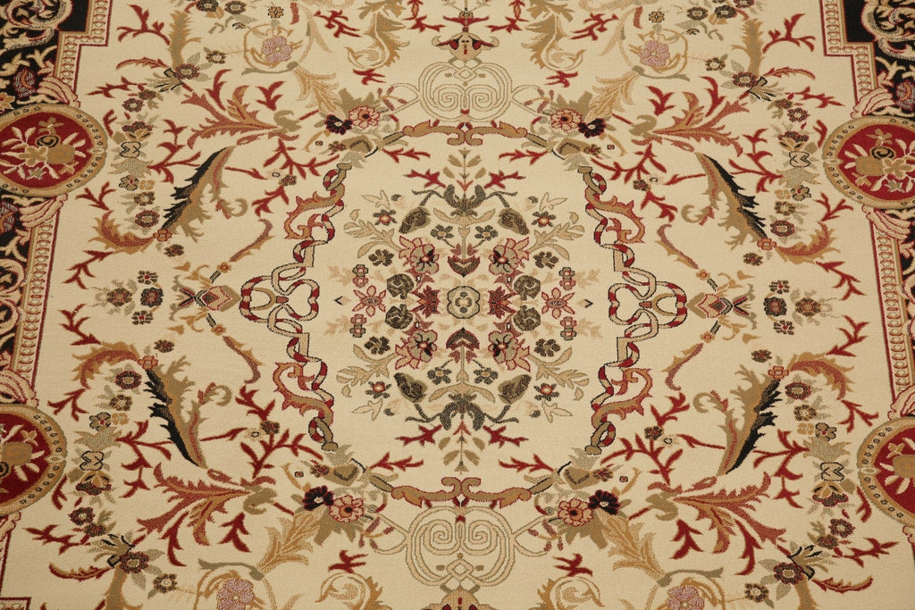 Floral Aubusson Oriental Area Rug 8x11