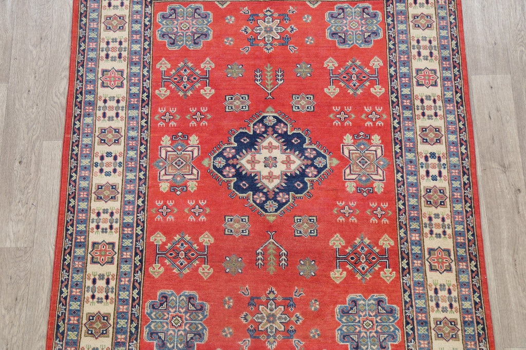 Super Kazak-Chechen Oriental Wool Rug 5x7