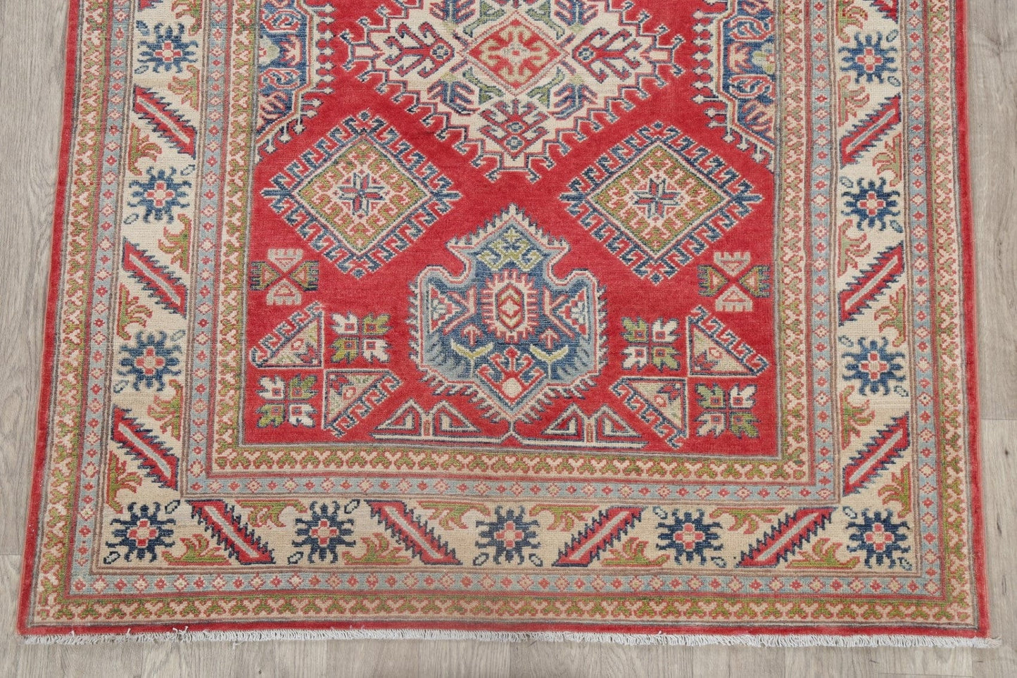 Super Kazak-Chechen Oriental Wool Rug 5x6