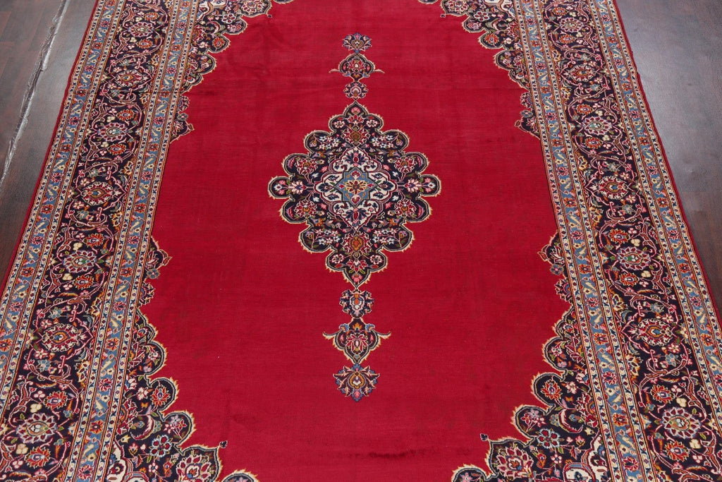 Floral Kashan Persian Area Rug 10x14