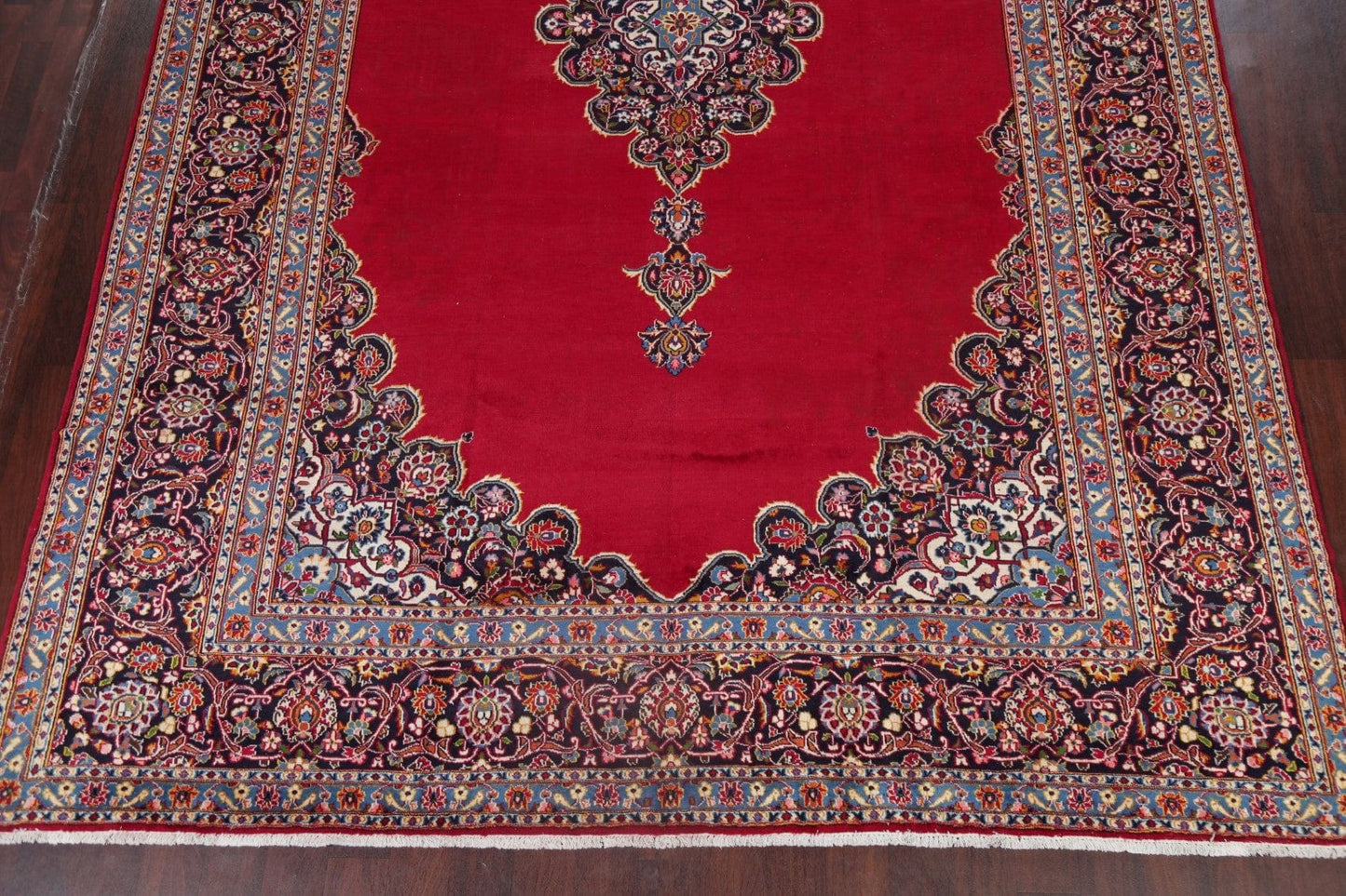 Floral Kashan Persian Area Rug 10x14