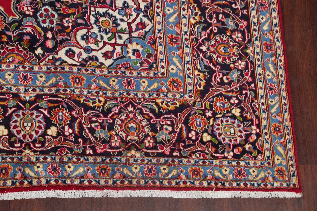 Floral Kashan Persian Area Rug 10x14