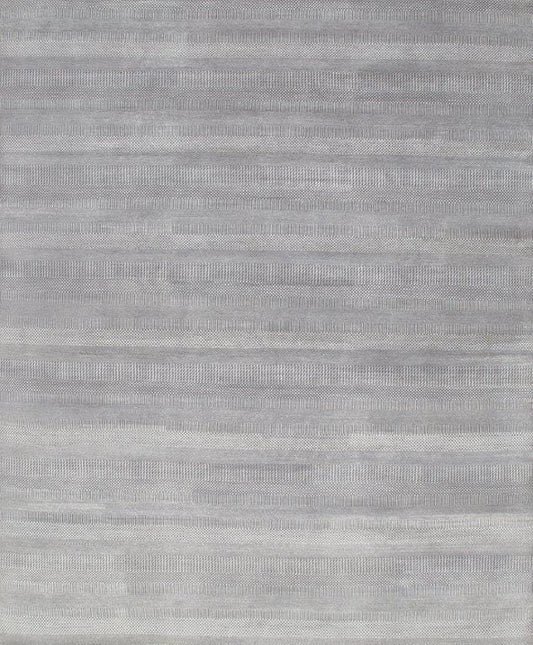 Transitional Collection Hand-Knotted Silk & Wool Area Rug- 9' 11" X 14' 2"