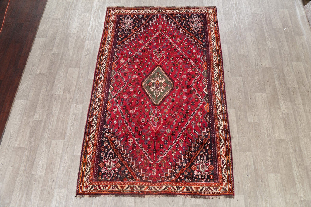 Tribal Abadeh Persian Area Rug 6x9