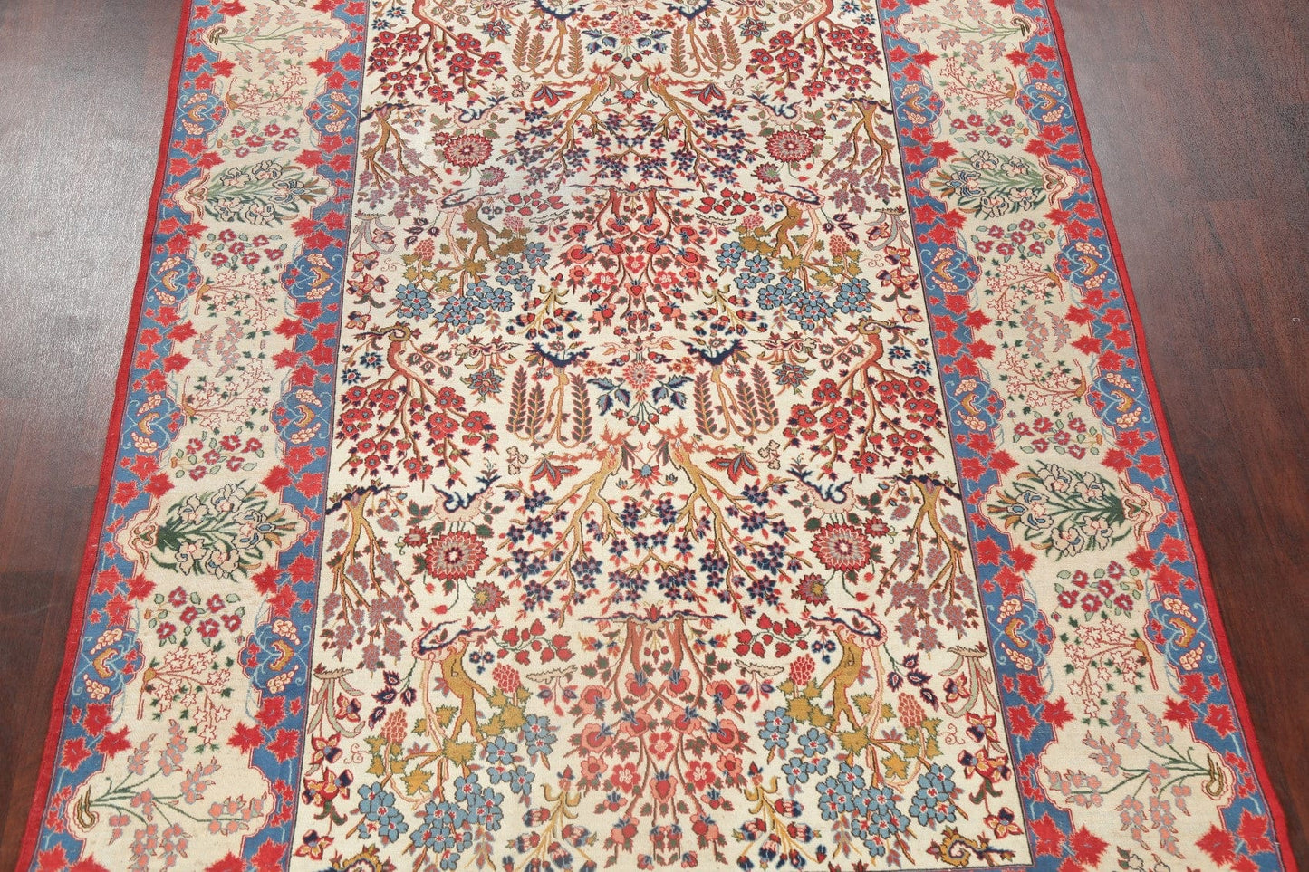 All-Over Floral Kashan Persian Area Rug 8x11