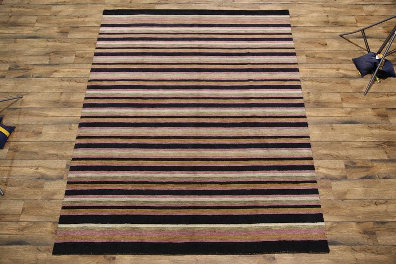 Modern 8x10 Gabbeh Oriental Area Rug