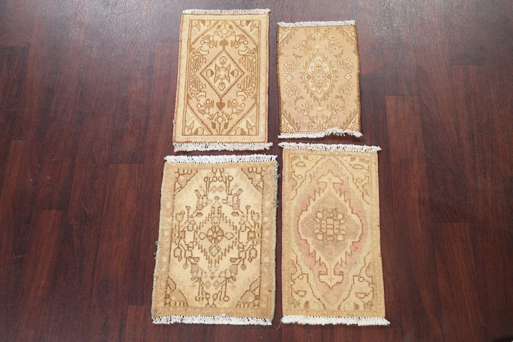 Set of 4 Hamedan Persian Rugs 1x2