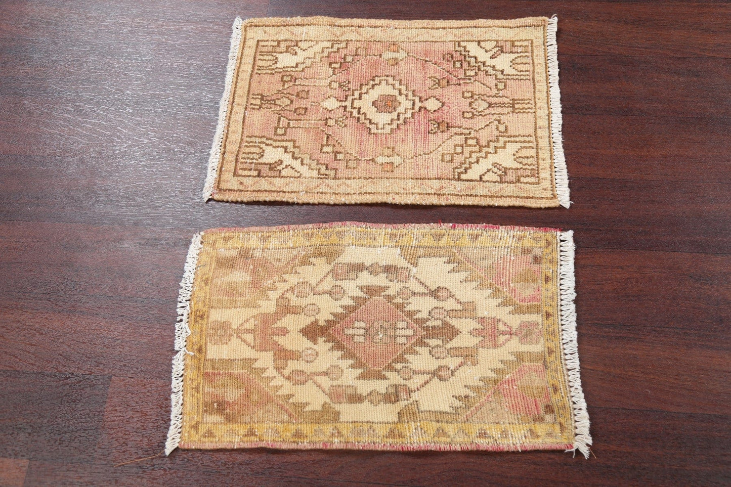 Set of 2 Vintage Hamedan Persian Rugs 1x2