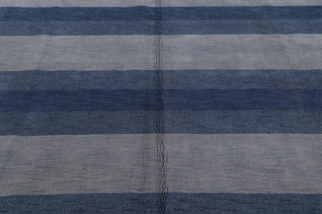 Striped Modern Gabbeh Oriental Area Rug 8x10