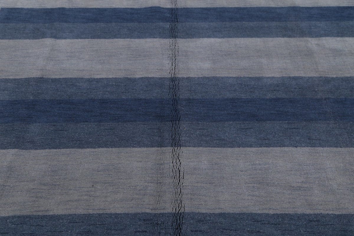 Striped Modern Gabbeh Oriental Area Rug 8x10