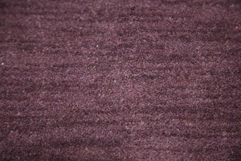 Solid Purple Gabbeh Oriental Area Rug 8x12