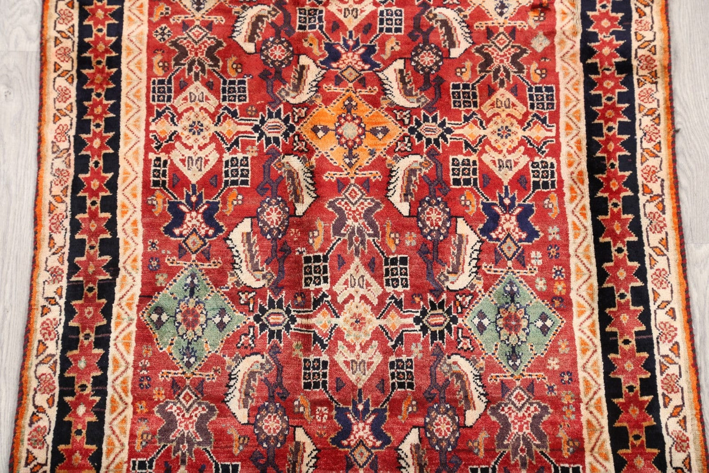 4x7 Kashkoli Shiraz Persian Area Rug