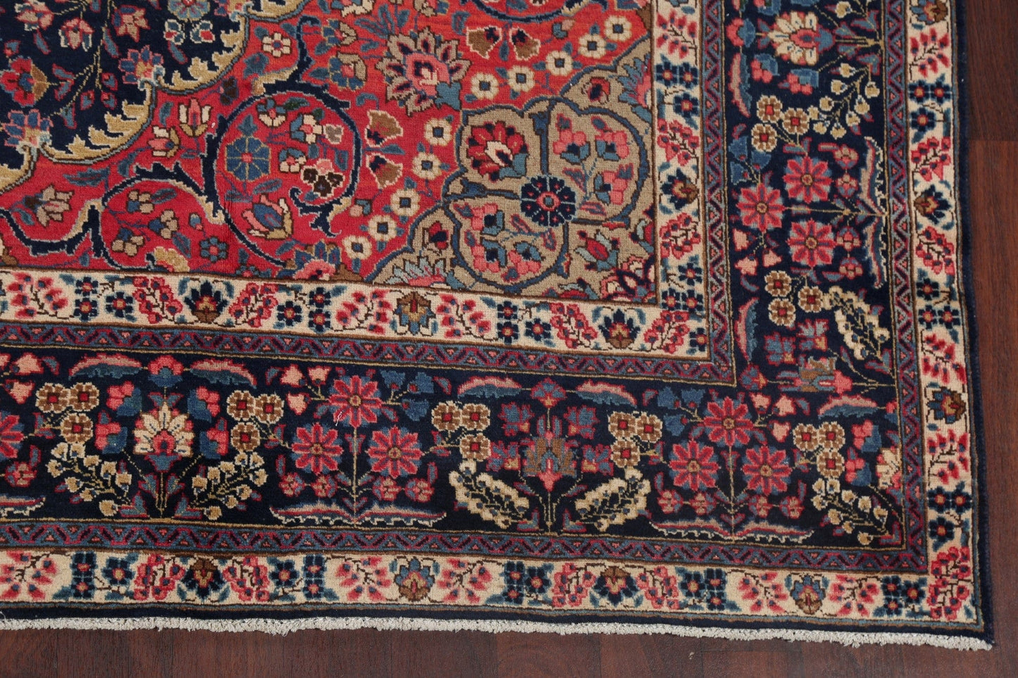 Antique Vegetable Dye Khoy Tabriz Persian Rug 10x13