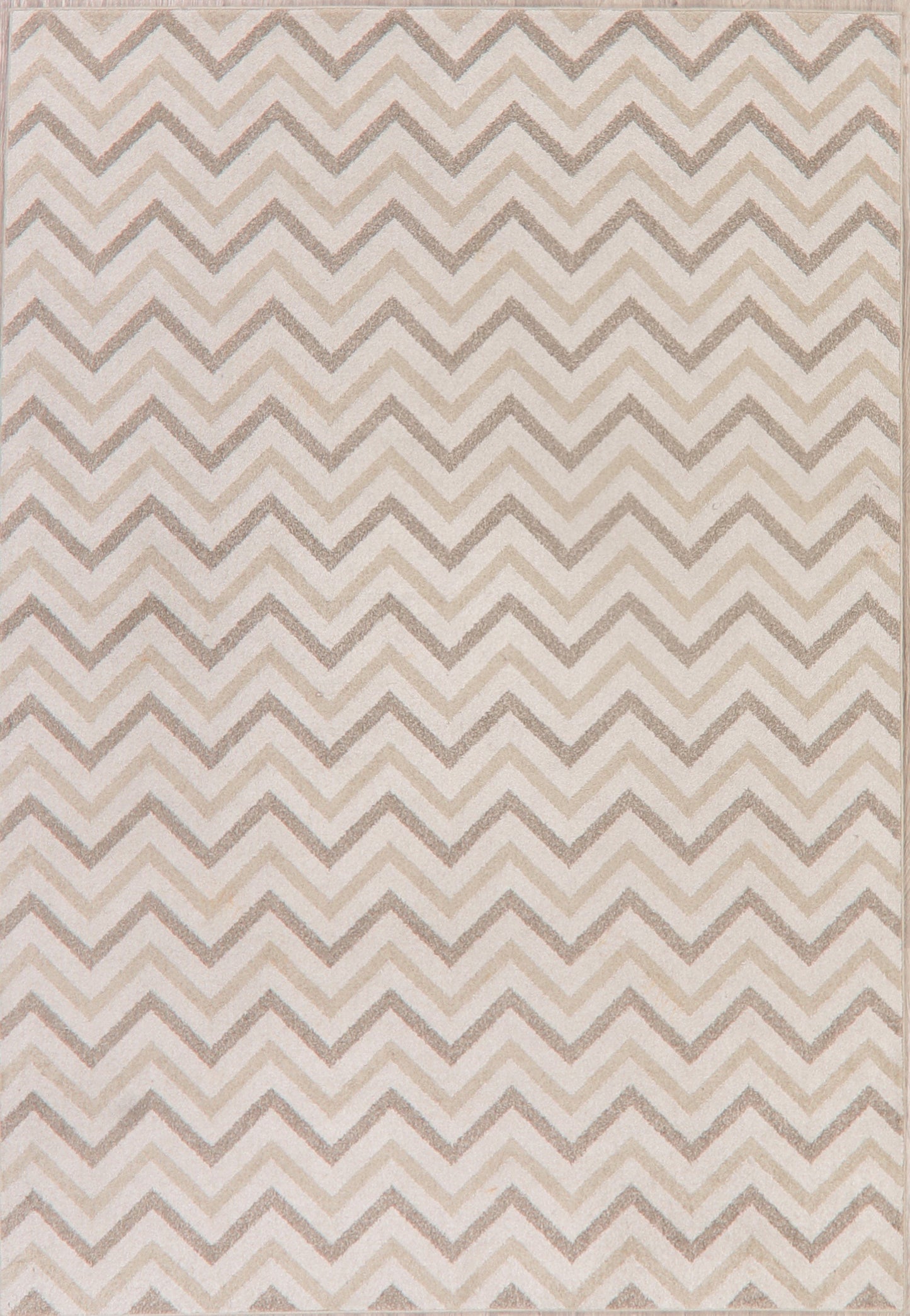 Modern All-Over Ivory Turkish Area Rug 7x10