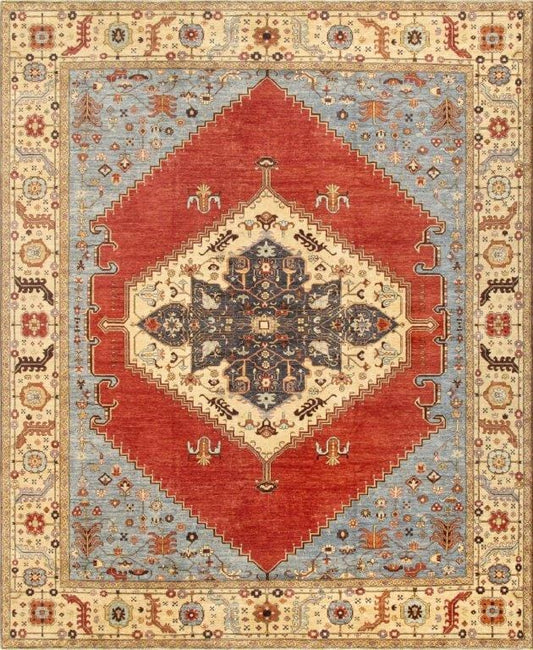 Serapi Collection Hand-Knotted Lamb's Wool Area Rug-12' 2" X 15' 2"