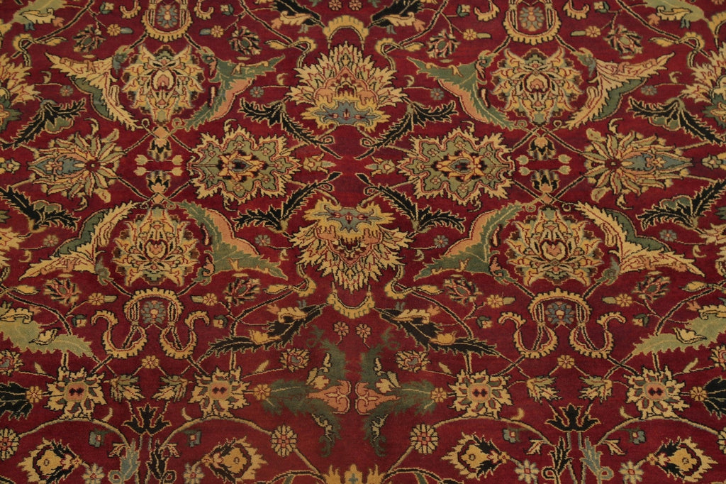 All-Over Floral Red Agra Oriental Area Rug 8x10