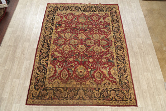 All-Over Floral Red Agra Oriental Area Rug 8x10